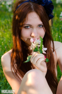 Charming teen outdoor