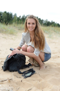 Girl on the seaside