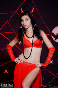 Lovely teen devil