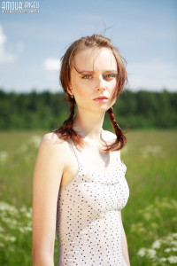 Teen Poses Outdoors