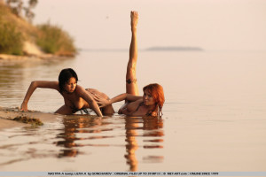 Liliya A, Nastiya A in Water Dance by Goncharov