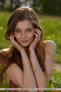 MetArt model Indiana A in Potidea by Luca Helios