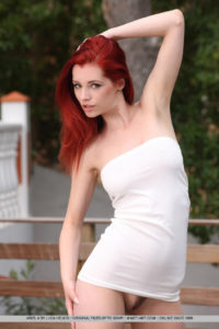 MetArt model Ariel Piper Fawn in Pergula by Luca Helios