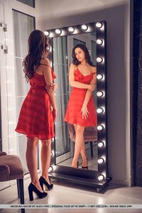 MetArt model Angelina Socho in Undressing Room by Alex Lynn