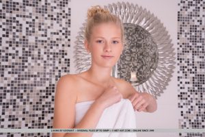 MetArt model Lauma in Bubble Bath by Koenart