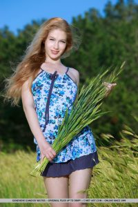 MetArt model Genevieve Gandi in Country Roads by Matiss