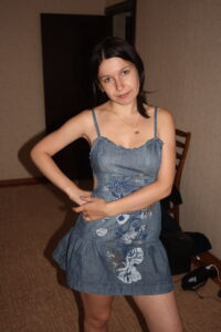 First shots with Lina in Bra and Panties
