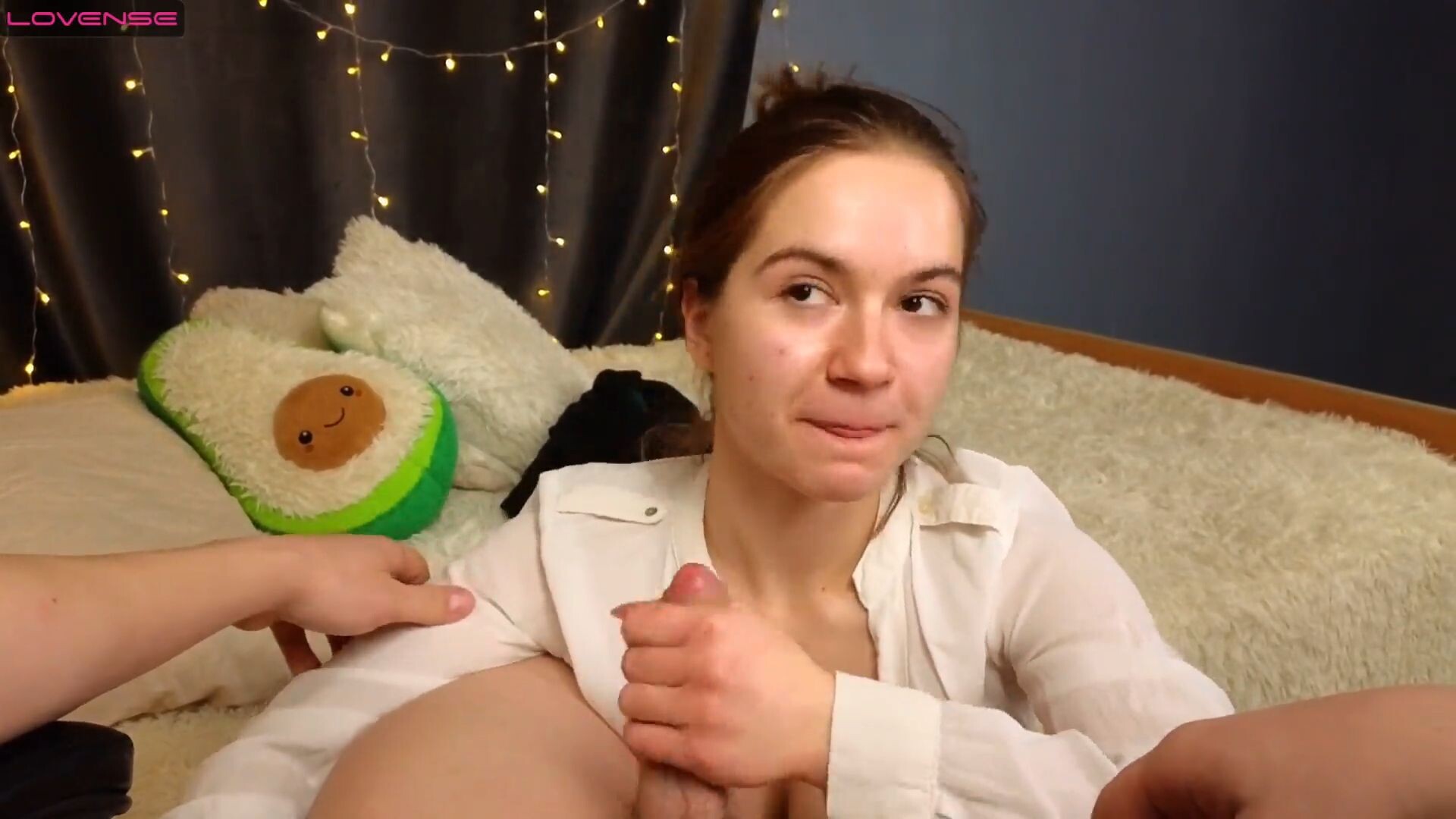 Anya blowjob with her favorite guy