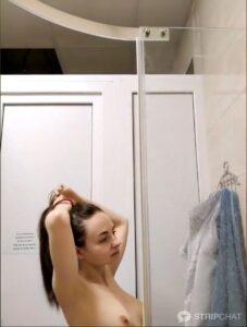 Olenka Naked in her Shower at Home