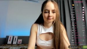 Naked Teen First Ever Anal Glass Dildo Masturbation